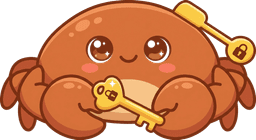 Krab z kluczem — maskotka ProstyClaw